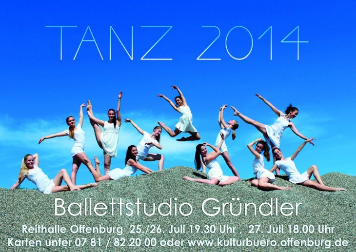 Plakat Tanzabend 2014
